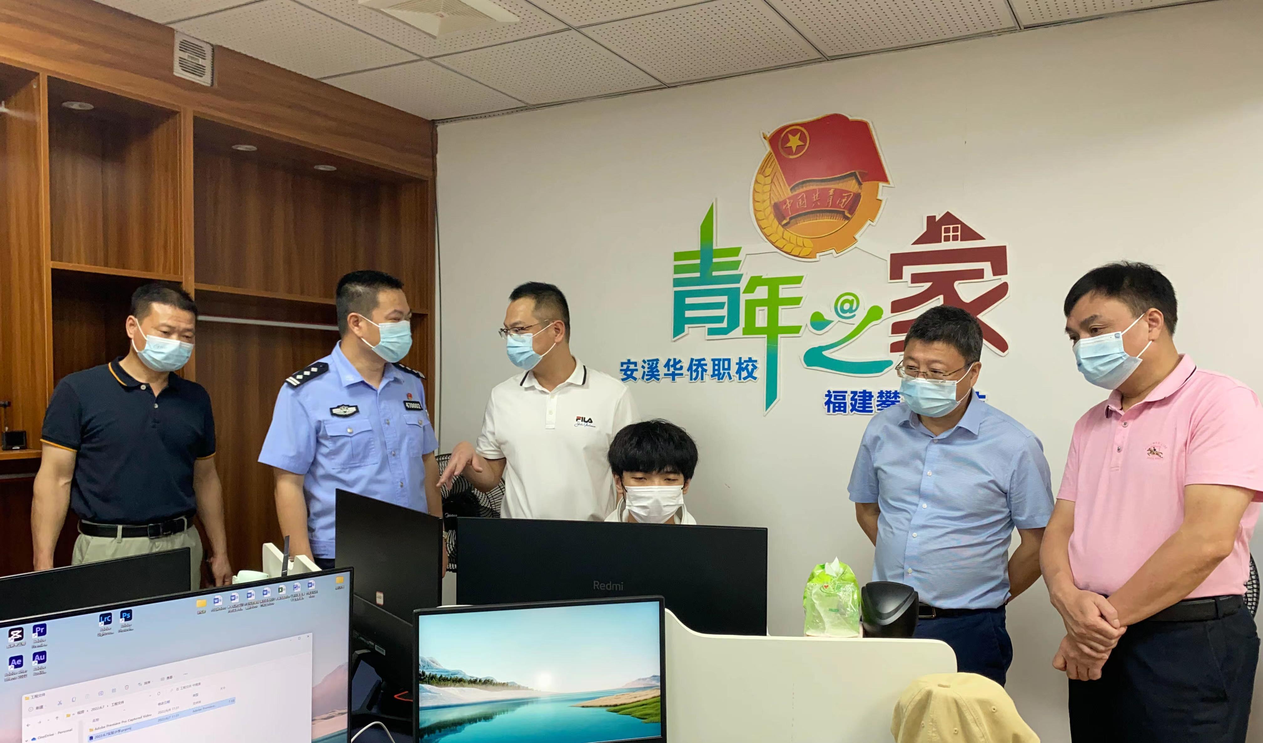 攀家学院 | 惠安县委常委、政法委书记陈宗德一行莅临攀宇科技人才培养基地考察指导(图7) 攀家学院 | 惠安县委常委、政法委书记陈宗德一行莅临攀宇科技人才培养基地考察指导(图7)